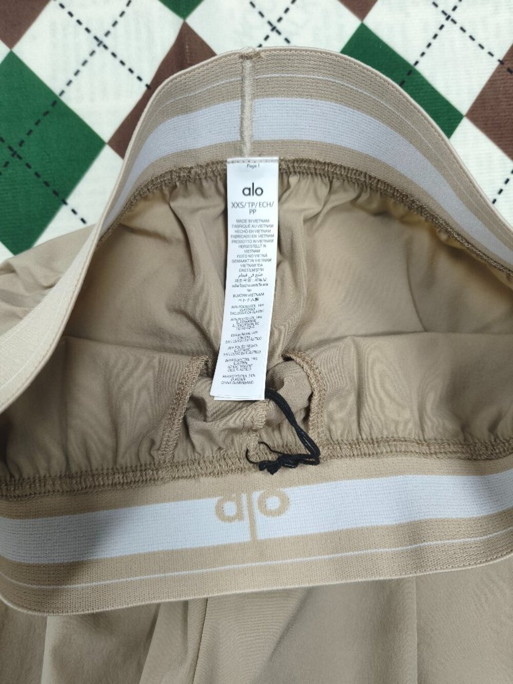 Alo Yoga High or Low Rise Suit Up Trouser💛Gravel Color Regular Length🧡NWT - Picture 6 of 9